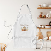 Personalisiertes Watercolor Backmaterial Kochen Schürze
