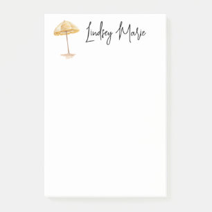 PERSONALISIERTES WATERCOLOR UMBRELLA Nachhinweise Post-it Klebezettel