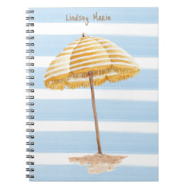 Personalisiertes Watercolor Umbrett Notebook Notizblock