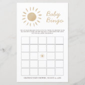 Personalisiertes Watercolor Yellow Sunshine Baby B (Vorderseite)