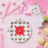 Personalisiertes Watermelon Sommer-Party Pappteller (Party)