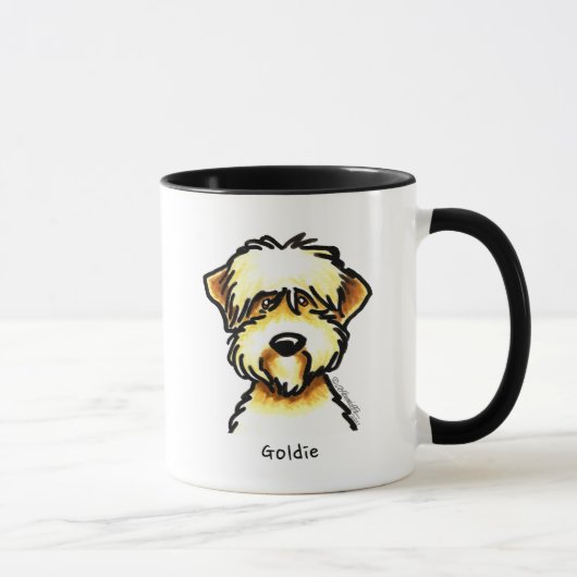 Personalisiertes, weich überzogenes Wheaten Terrie Tasse (Rechts)