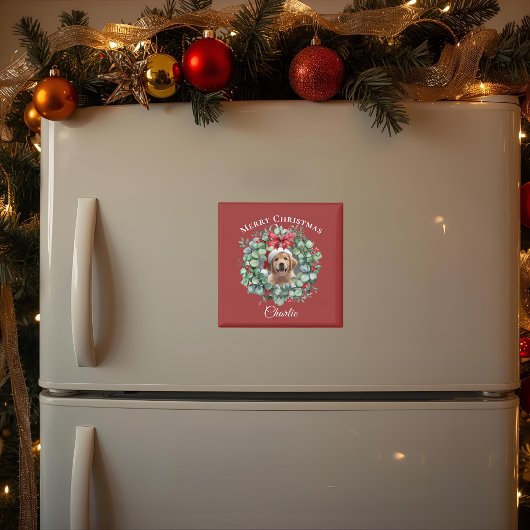 Personalisiertes Weihnachten für Haustiere mit Kra Magnet