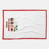 Personalisiertes Weihnachten Geschirrtuch (Horizontal)