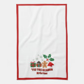 Personalisiertes Weihnachten Geschirrtuch (Vertikal)