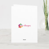 Personalisiertes Weihnachten Goldendoodle Weihnach (Rückseite)