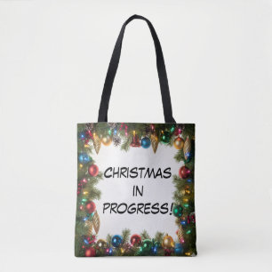 Personalisiertes Weihnachten in Arbeit - Tasche