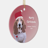 Personalisiertes Weihnachten Keramikornament (Rechts)
