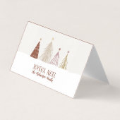 Personalisiertes Weihnachten Mini-Geschenkkarte (Vorderseite)