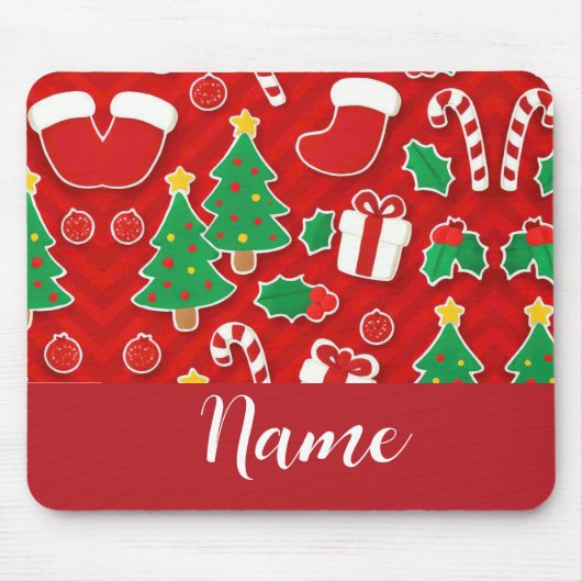 Personalisiertes Weihnachten Mousepad (Vorne)