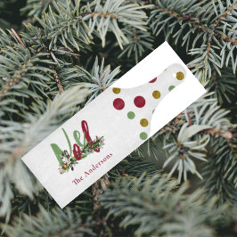 Personalisiertes Weihnachten Rot & Grün Schneidebrett