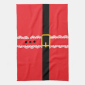 Personalisiertes Weihnachten Santa Geschirrtuch (Vertikal)