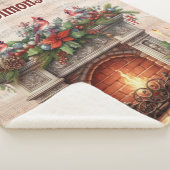 Personalisiertes Weihnachten Sherpadecke (3/4)