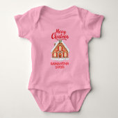 Personalisiertes Weihnachts-Baby-Body - Name & 202 Baby Strampler (Vorderseite)