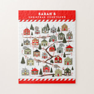 Personalisiertes Weihnachts-Countdown-Puzzle Puzzle