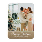 Personalisiertes Weihnachts-Foto Magnet (Vertikal)