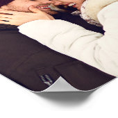 Personalisiertes Weihnachts-Foto Poster (Ecke)