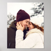 Personalisiertes Weihnachts-Foto Poster (Vorne)