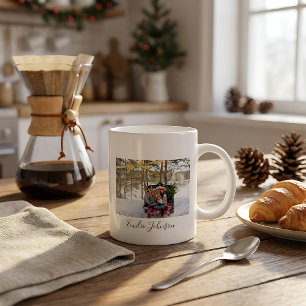Personalisiertes Weihnachts-Foto-X-Mas-T-Shirt Jumbo-Tasse