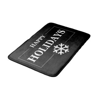 Personalisiertes Weihnachts-Happy Holiday Custom G Badematte