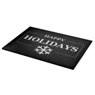 Personalisiertes Weihnachts-Happy Holiday Custom G Schneidebrett