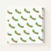 Personalisiertes Weihnachts-Lebkuchenbuch Notizblock (Rückseite)