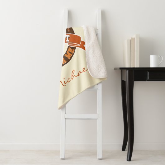 Personalisiertes Weihnachts-Lebkuchenlaufteam Sherpadecke (Beispiel)