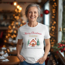 Personalisiertes Weihnachts-Oma-Shirt-Geschenk