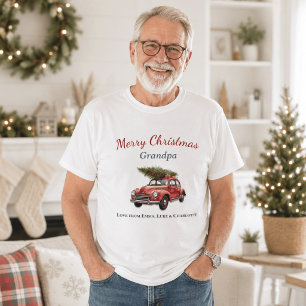 Personalisiertes Weihnachts-Opa-Shirt-Geschenk T-Shirt