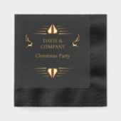 Personalisiertes Weihnachts-Party Servietten Mit Folie (Vorderseite)