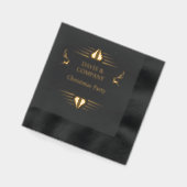 Personalisiertes Weihnachts-Party Servietten Mit Folie (Links)