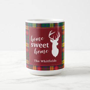 Personalisiertes Weihnachts-Tartan Clan Buchanan K Kaffeetasse