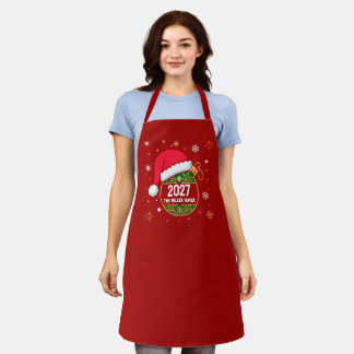 Personalisiertes Weihnachts- und Neujahrsdesign 20 Schürze