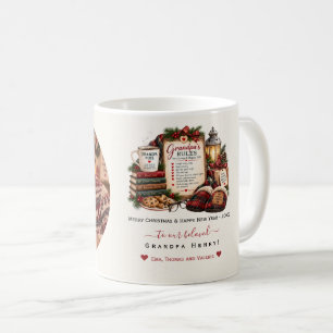 Personalisiertes Weihnachts- und Neujahrsgeschenk Kaffeetasse