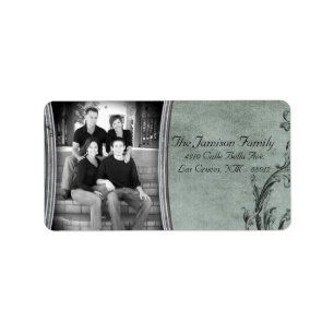 Personalisiertes Weihnachts-Weihnachtsschild für d Adressaufkleber