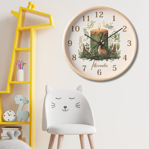 Personalisiertes Weihnachts-Whimsical-Baby 1. Chri Uhr