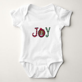 personalisiertes Weihnachtsbaby Foto Baby Strampler