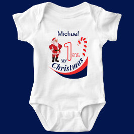 Personalisiertes Weihnachtsbaby "Mein 1. Weihnacht Baby Strampler