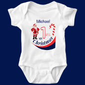 Personalisiertes Weihnachtsbaby "Mein 1. Weihnacht Baby Strampler