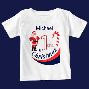 Personalisiertes Weihnachtsbaby "Mein 1. Weihnacht Baby T-shirt