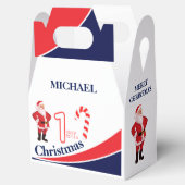 Personalisiertes Weihnachtsbaby "Mein 1. Weihnacht Geschenkschachtel (Geöffnet)