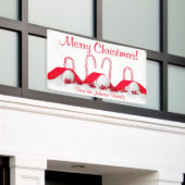 Personalisiertes Weihnachtsbanner Candy Canes Snow Banner (Äußeres Gebäude)