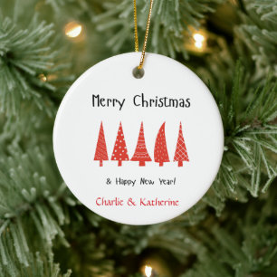 Personalisiertes Weihnachtsbaum Foto Ornament, nac Keramik Ornament