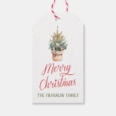 Personalisiertes Weihnachtsbaumgeschenk Geschenkanhänger (Vorderseite)