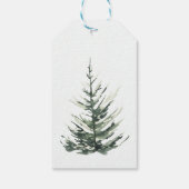 Personalisiertes Weihnachtsbaumhaus Geschenkanhänger (Rückseite)