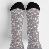 Personalisiertes Weihnachtsbild Socken (Oben)