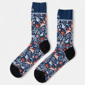Personalisiertes Weihnachtsbild Socken (Linkes Detail)