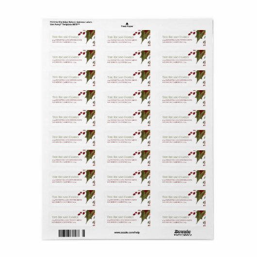 Personalisiertes Weihnachtsblitz (Vorne)