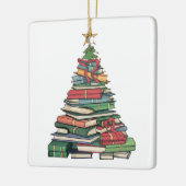 Personalisiertes Weihnachtsbuch Tree Teacher/Bibli Keramikornament (Links)