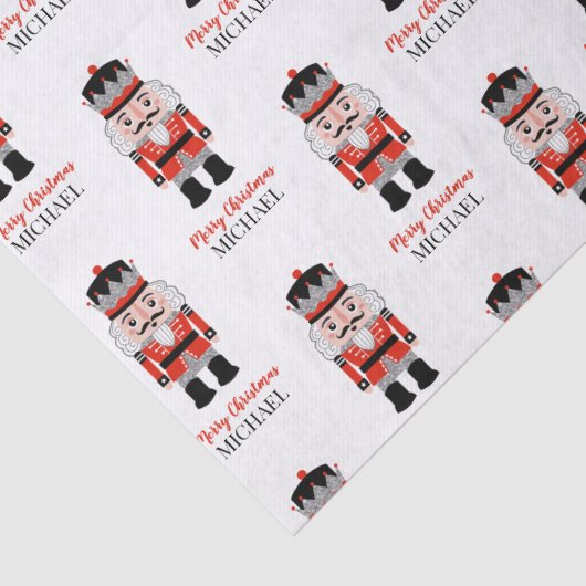 Personalisiertes Weihnachtscremepapier Seidenpapier (Detail)